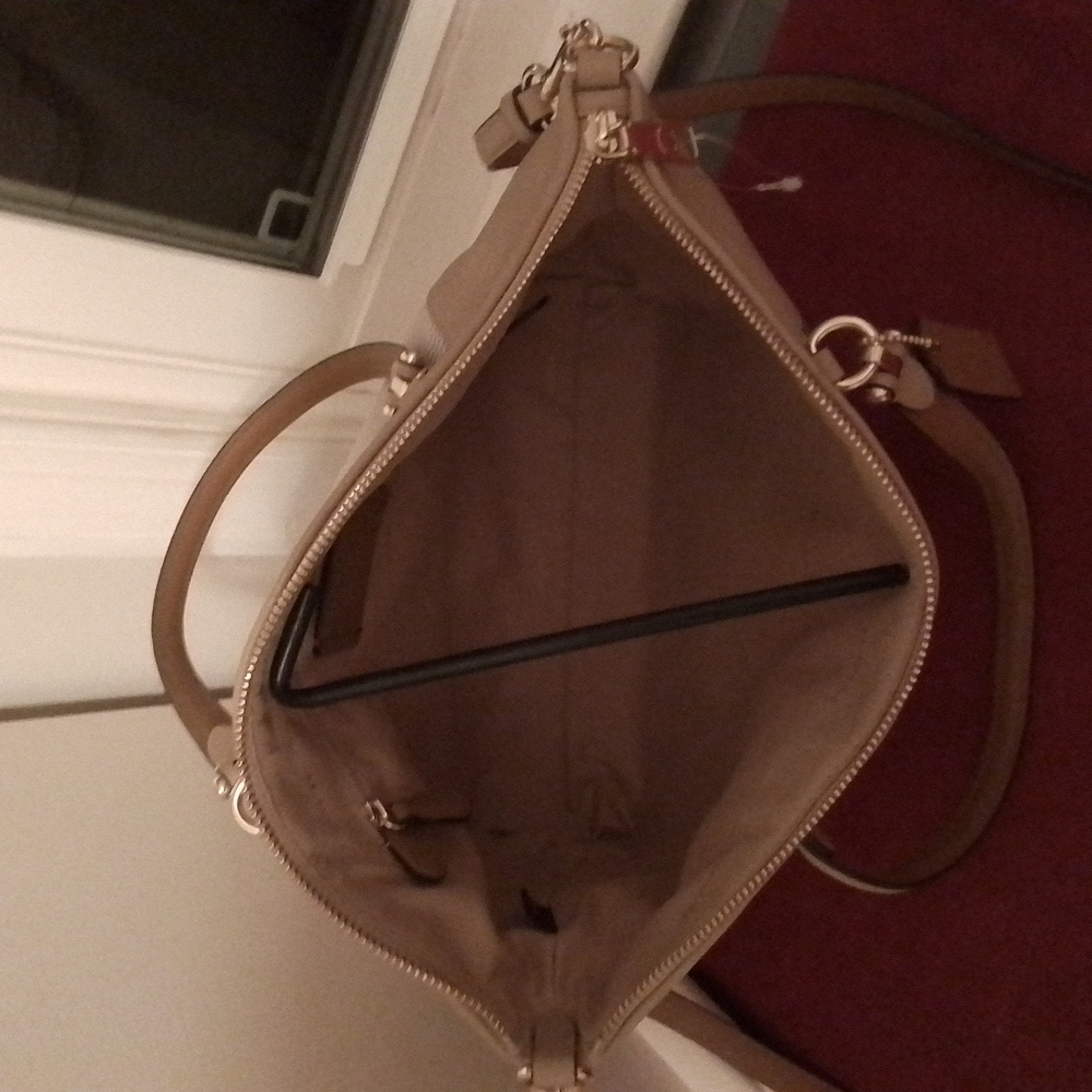 NEW Coach Prairie       Tan/Cream Satchel and Crossbody - Picture 13 of 15